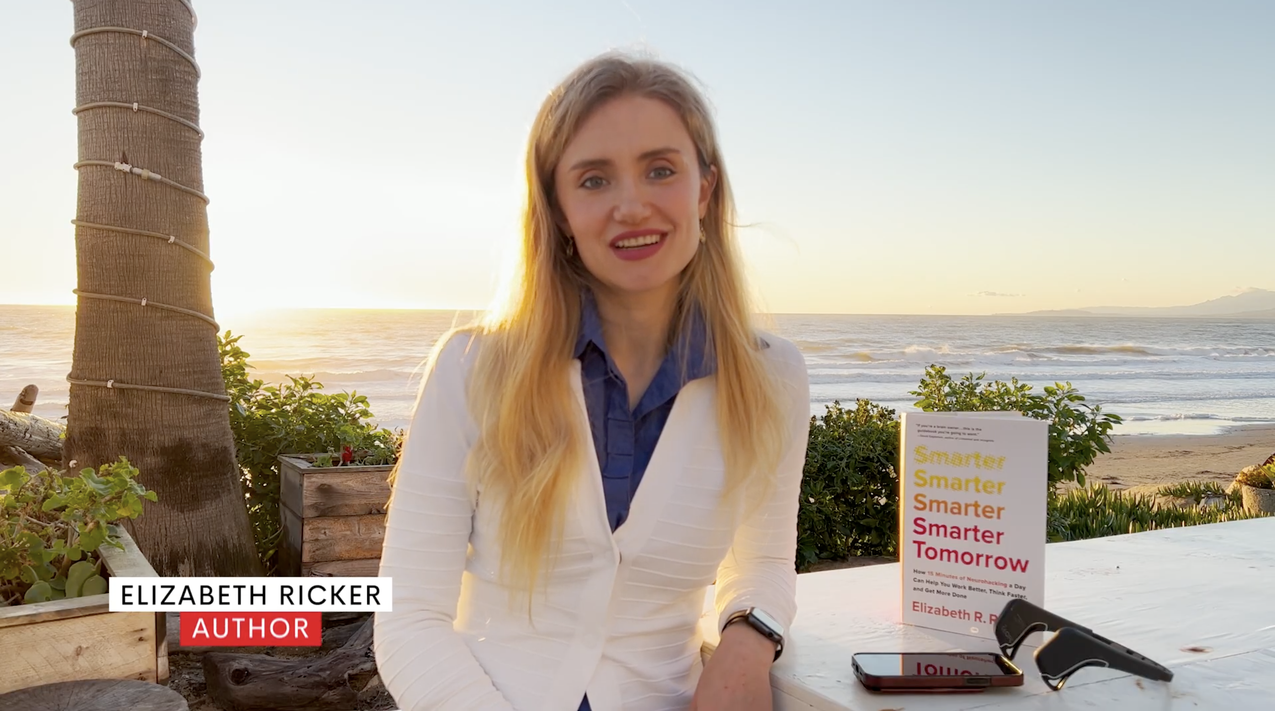 Elizabeth Ricker Speaking on brain optimization and neurohacking